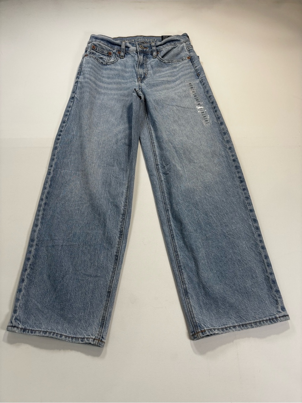 American Eagle Outfitters Light Blue Wide Leg Jeans